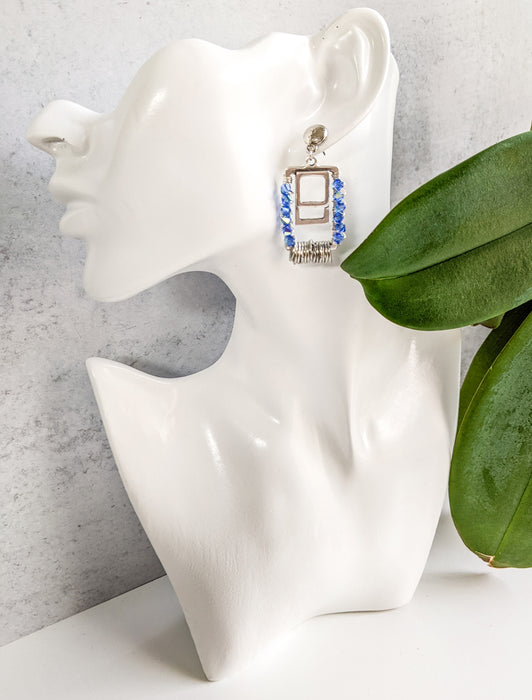 Harlow Rectangle Hoop Earrings