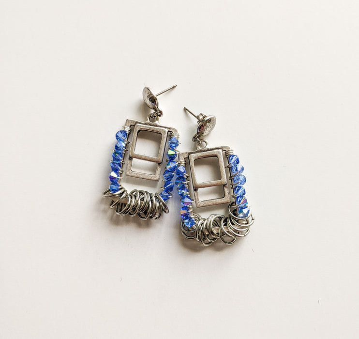 Harlow Rectangle Hoop Earrings