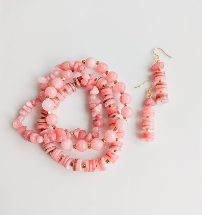 Blush Harmony Bracelet Stack