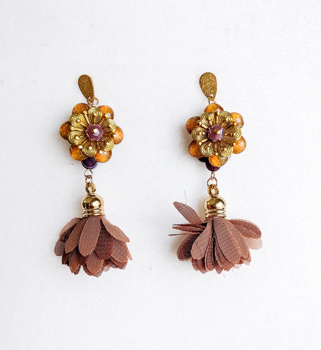 Cacao Flora Earrings