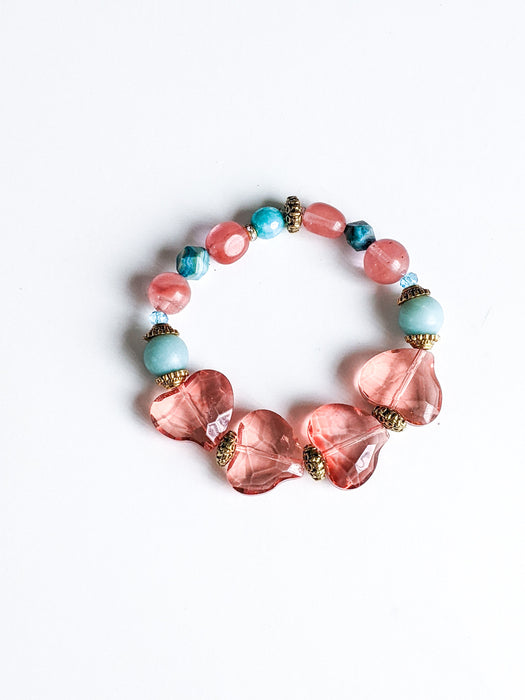 Candy Heart Stretch Bracelet