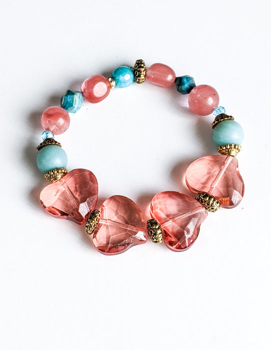 Candy Heart Stretch Bracelet