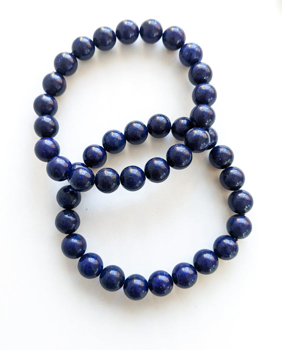 Men's Lapis Lazuli Stretch Bracelet
