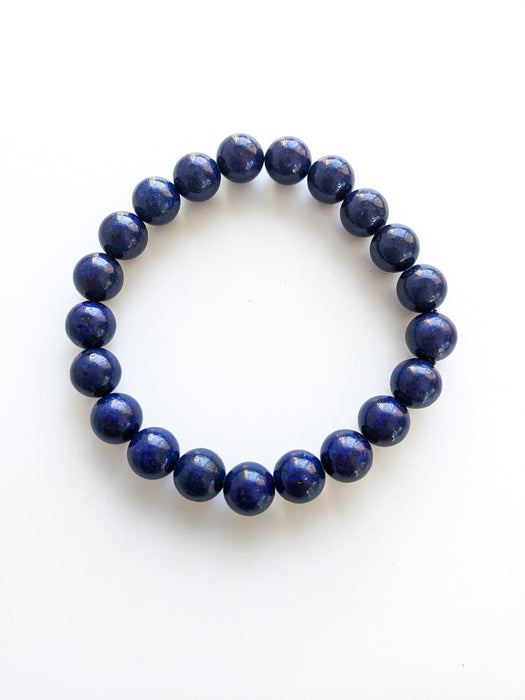 Men's Lapis Lazuli Stretch Bracelet