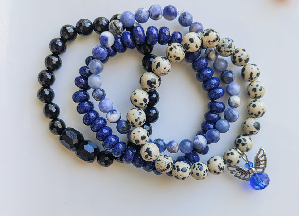 Shamira Bracelet Stack - Blue