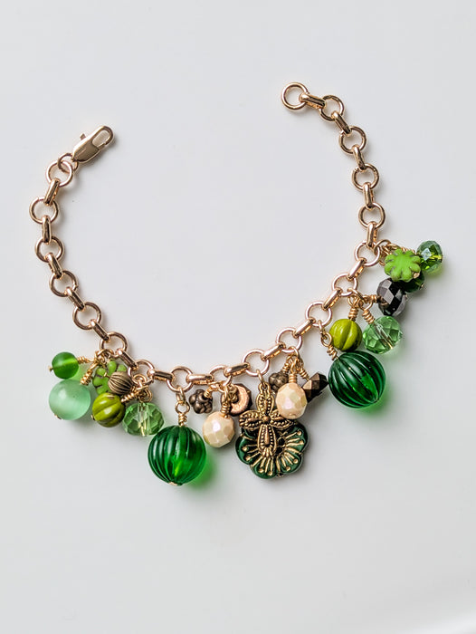 Enchanted Grove Charm Bracelet - Floral