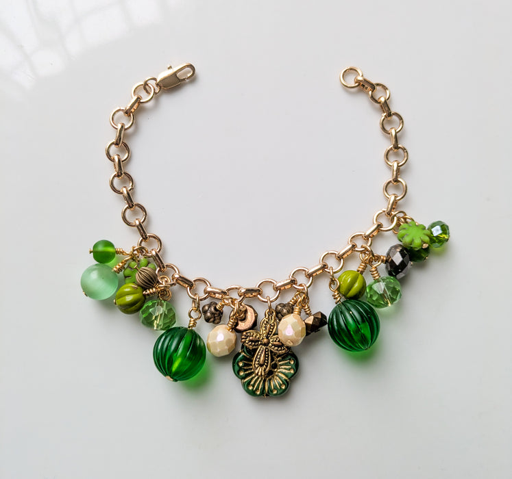 Enchanted Grove Charm Bracelet - Floral