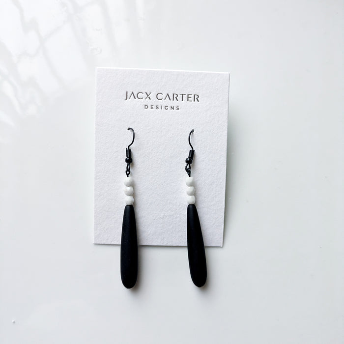 Monochrome Drop Earrings