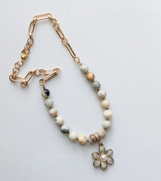 Amazonite Bloom Necklace