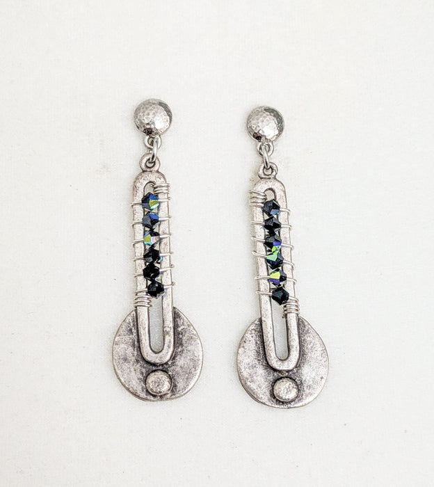 Thermo Midnight Dangle Earrings